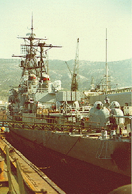 Barry - Drydock Port Qtr