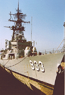 Barry- Drydock Stb Bow