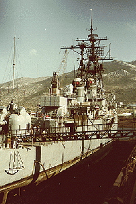 Barry - Drydock Stbd Qtr